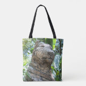 Steintiger auf einer Tottasche Tasche (Rückseite)