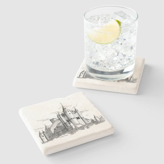 SteinUntersetzer - Alcazar (Seitenansicht)