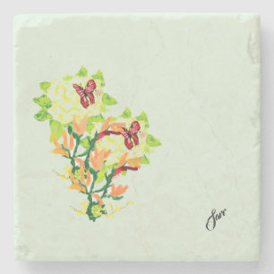 Steinuntersetzer: Asiatische Zeit der Schönheit Steinuntersetzer