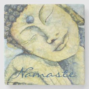 SteinUntersetzer Buddhas Namaste
