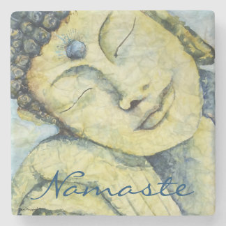 SteinUntersetzer Buddhas Namaste