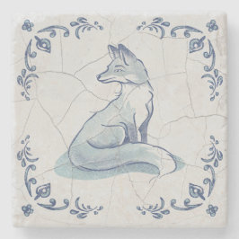 Steinuntersetzer Delft Fuchs