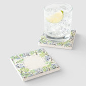 SteinUntersetzer - romantischer Wald (Seitenansicht)