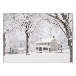 Steinvilla und bringen noch im Schnee unter