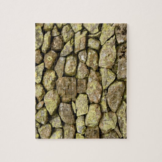 Steinwall Puzzle/Jigsaw mit Zinn Puzzle (Vertikal)