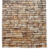 Steinwand-Beschaffenheit Duschvorhang (Vorderseite)