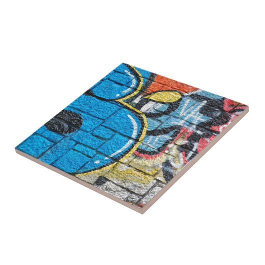 Steinwand-Graffiti Fliese (Seite)