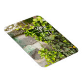 Steinwand mit Reben - flexibel anpassbar Magnet (Rechte Seite)