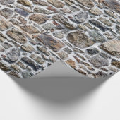 Steinwand-Packpapier Geschenkpapier (Ecke)