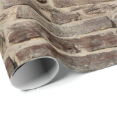 Steinwand rustikale Textur Hintergrund Geschenkpapier (Rolleneckpunkt)