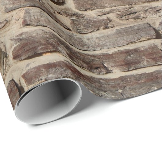 Steinwand rustikale Textur Hintergrund Geschenkpapier (Rolleneckpunkt)