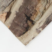 Steinwand rustikaler Hintergrund Fleecedecke (Ecke)
