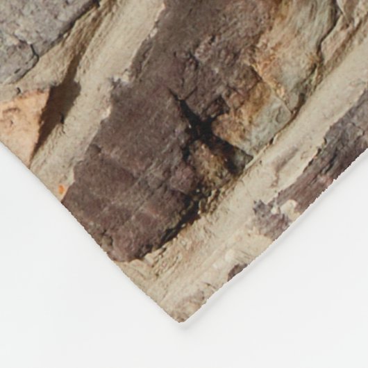 Steinwand rustikaler Hintergrund Fleecedecke (Ecke)