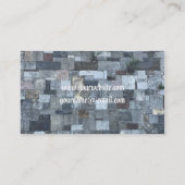 Steinwand-Visitenkarte Visitenkarte (Rückseite)