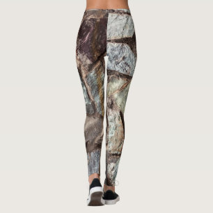 Steinwandstruktur Leggings
