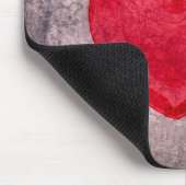 Steinwaschenes Herz Mousepad (Ecke)