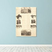 Steinway und Sons, Piano-Hersteller Leinwanddruck (Insitu (Holzboden))