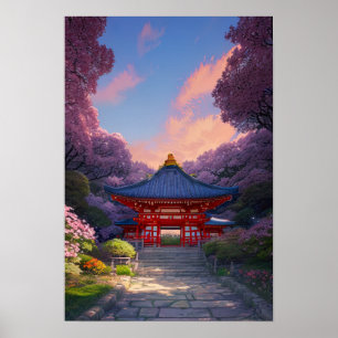 Steinweg in der Stille Poster