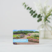 Steinweg | Schöne Gartenblumen  Visitenkarte (Stehend Vorderseite)