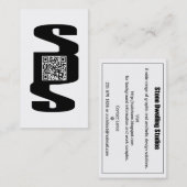 Steinwohnungs-Studio-Visitenkarte Visitenkarte (Vorne/Hinten)