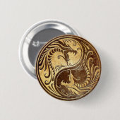 SteinYin Yang Drachen Button (Vorne & Hinten)