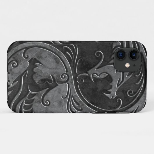 SteinYin Yang Drachen Case-Mate iPhone Hülle (Rückseite (Horizontal))