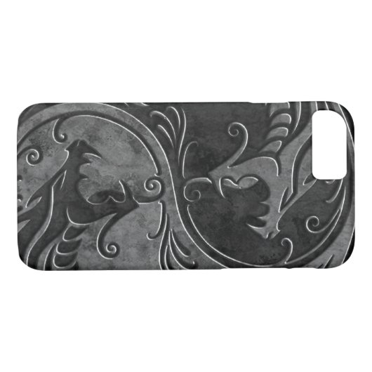 SteinYin Yang Drachen Case-Mate iPhone Hülle (Rückseite (Horizontal))