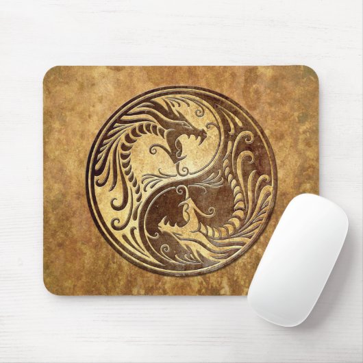 SteinYin Yang Drachen Mousepad (Mit Mouse)