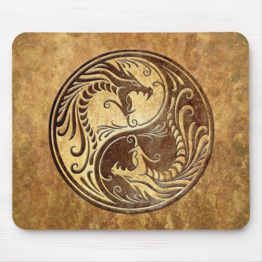 SteinYin Yang Drachen Mousepad (Vorne)