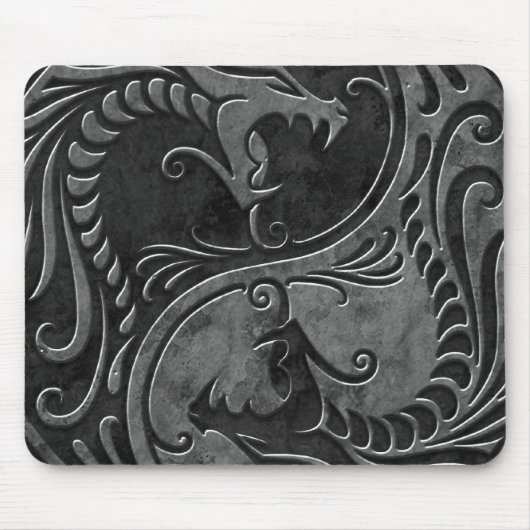 SteinYin Yang Drachen Mousepad (Vorne)