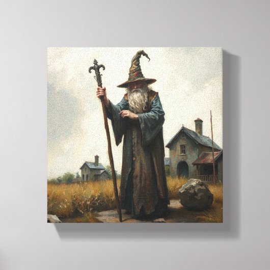 Steinzauberer Leinwanddruck (Vorderseite)