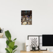 Steinzeitkinder beim Spielen. Poster (Heimbüro)
