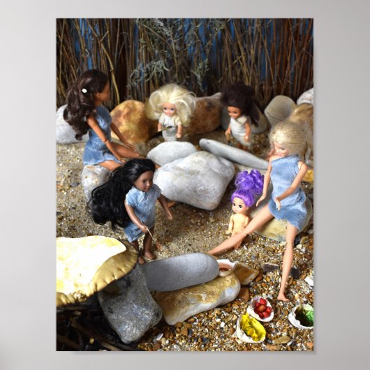 Steinzeitschule. Poster (Vorne)