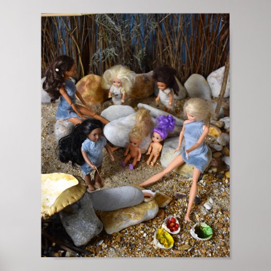 Steinzeitschule. Poster (Vorne)