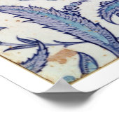 Steinzeug-Fliesen aus Isnik, c.1520-50 Poster (Ecke)