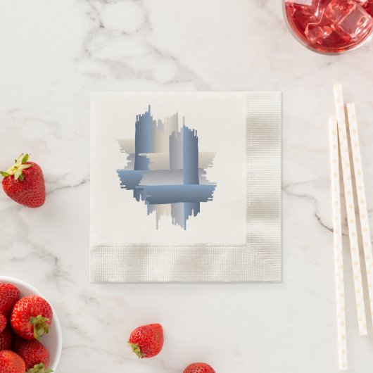 Steinziegelstadt Serviette (Beispiel)