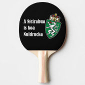 Steirabua is koa Nudldrucka Steiermark Österreich Tischtennis Schläger (Vorderseite)