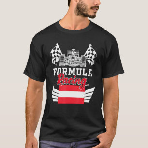 Steirer Auto Race Austria Flag Formel Racing Car T-Shirt