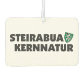 Steirerbua Kernnatur Steiermark Österreich Autolufterfrischer (Rückseite)