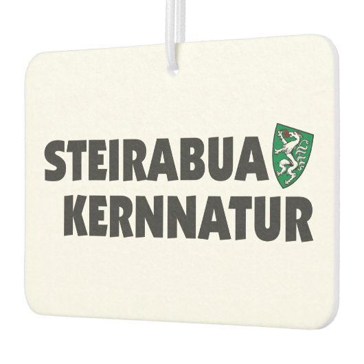 Steirerbua Kernnatur Steiermark Österreich Autolufterfrischer (Links)