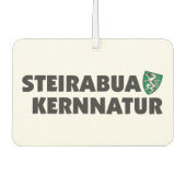 Steirerbua Kernnatur Steiermark Österreich Autolufterfrischer (Vorderseite)