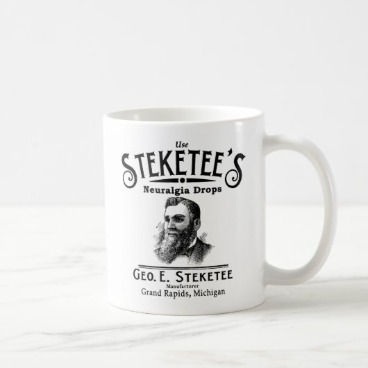 Steketees Neuralgia lässt Grand Rapids, MI fallen Kaffeetasse (Rechts)