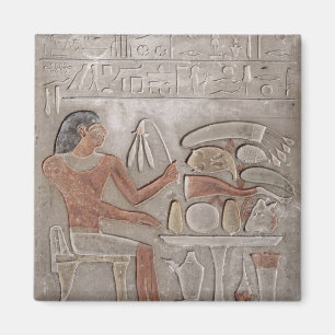 Stela, das das gestorbene darstellt magnet