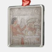 Stela, das das gestorbene darstellt silbernes ornament (Links)