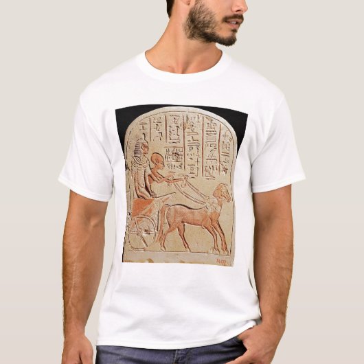 Stela, das einen Schreiber fährt einen Chariot T-Shirt (Vorderseite)