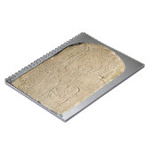 Stela, das Ramesses II anbietenweihrauch zu hallo Notizblock (Linke Seite)