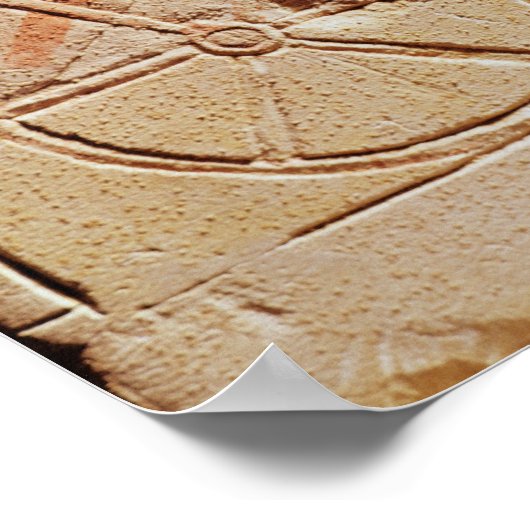 Stela depicting a scribe driving a chariot poster (Ecke)