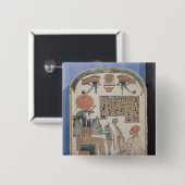 Stela des Harpist Djedkhonsuiuefankh Button (Vorne & Hinten)