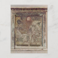Stela stellt Aten dar und gibt Leben und