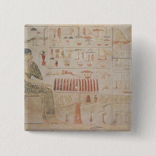 Stela von Prinzessin Nefertiabet Button (Vorderseite)